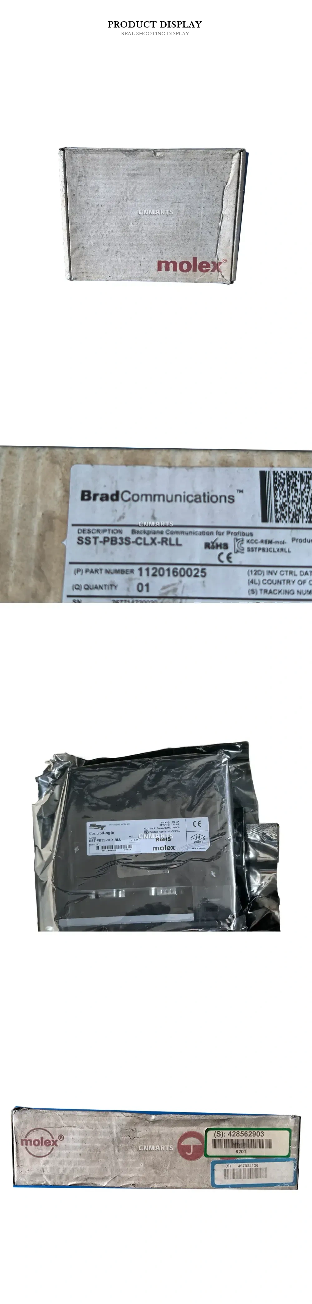 Molex SST-PB3S-CLX-RLL Profibus Communication Module Description