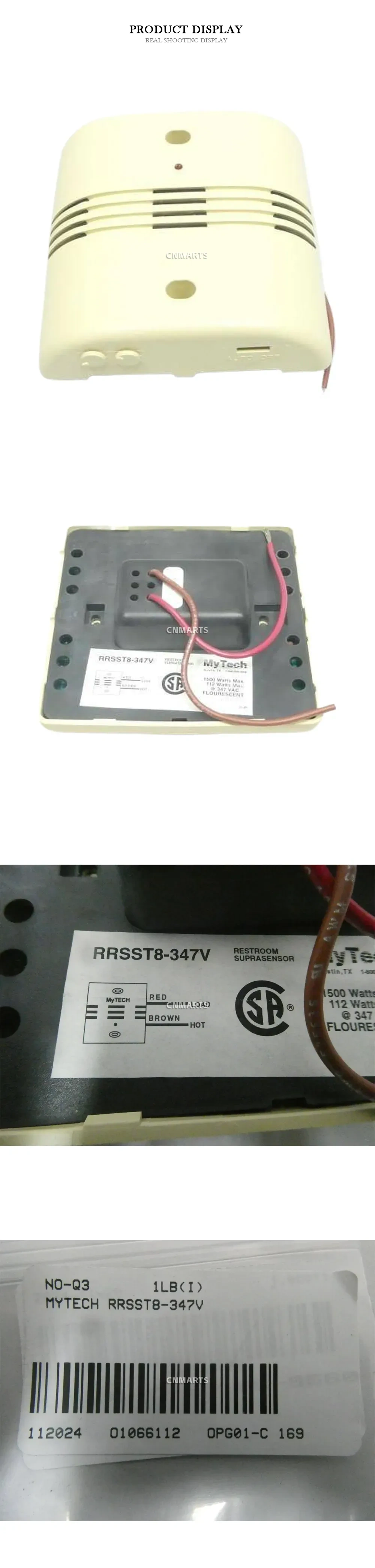 MyTech RRSST8-347V Restroom Occupancy Sensor Description