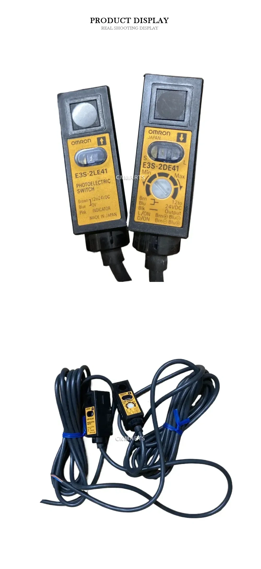 OMRON E3S-2DE41 / E3S-2LE41 Photoelectric Switch (Through-beam Photoelectric Sensor Pair) Description
