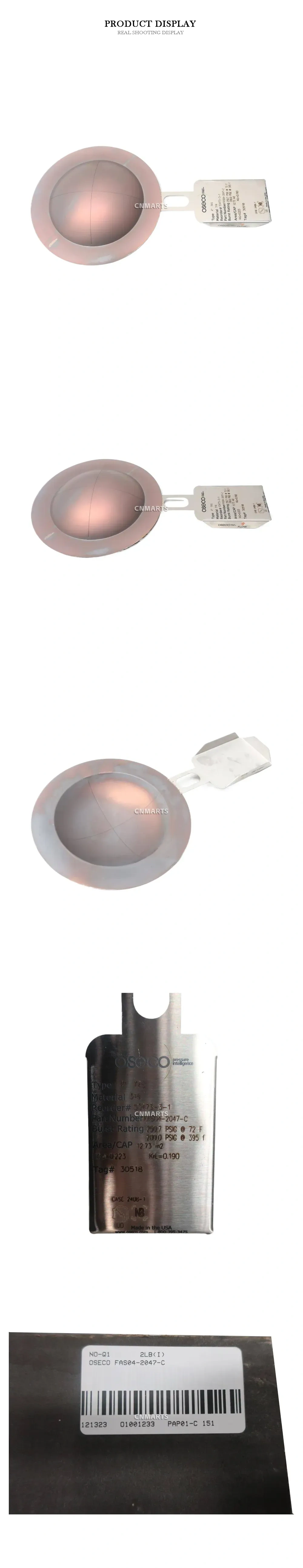 Oseco FAS04-2047-C Rupture Disc (Bursting Disc) Description