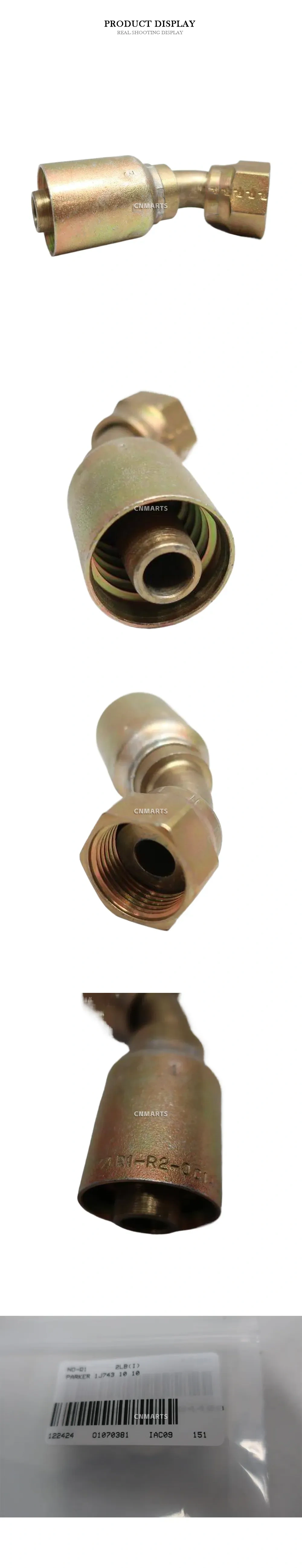 Parker 1J743-10-10 Hydraulic Hose Fitting Description