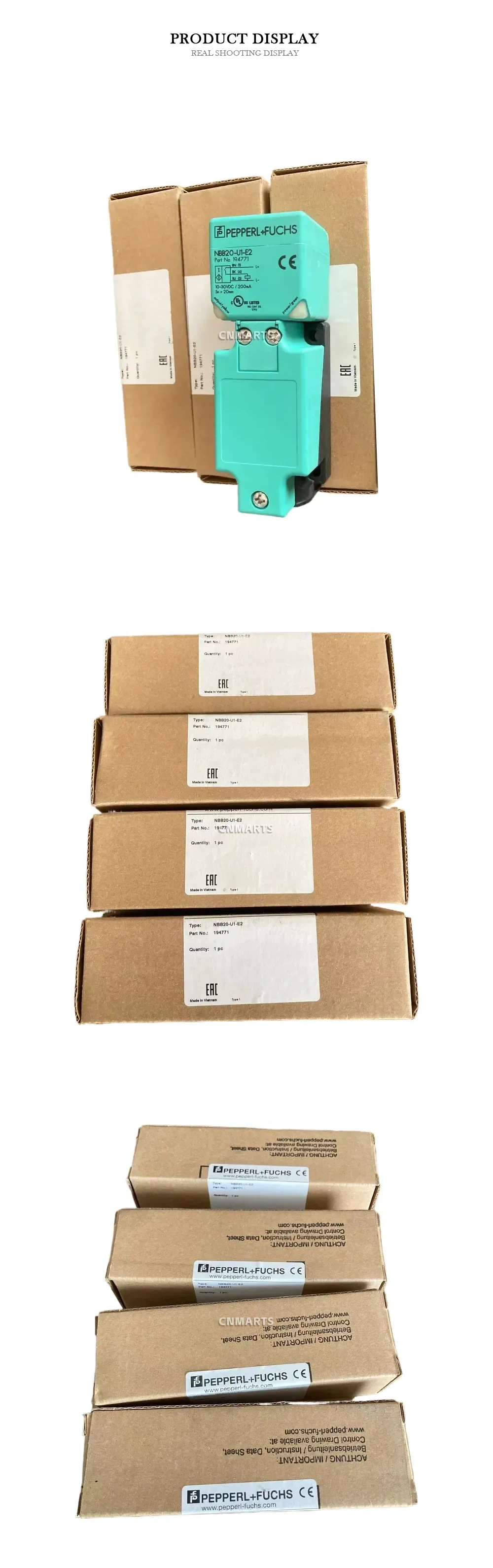 Pepperl+Fuchs NBB20-U1-E2 Inductive Proximity Sensor Description