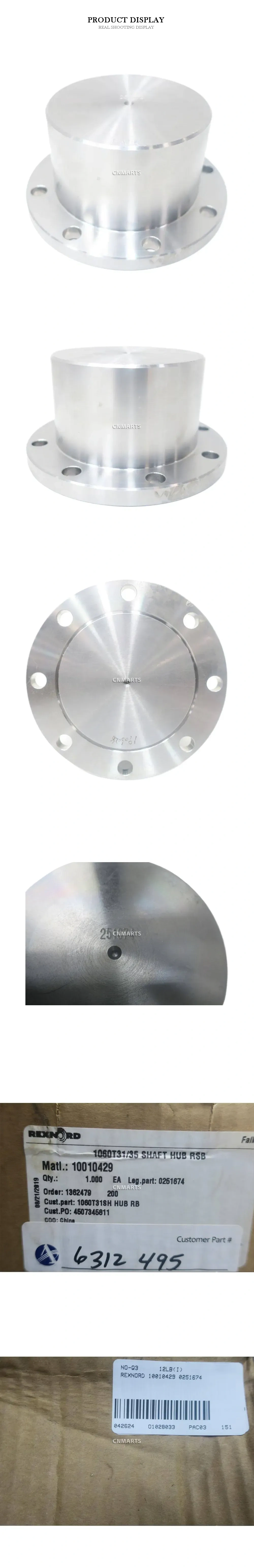Rexnord 1060T31/35 Shaft Hub Description