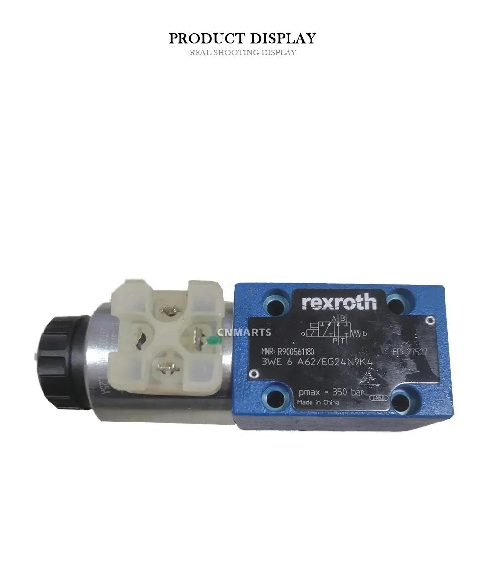 Rexroth 3WE 6 A62/EG24N9K4 Hydraulic Solenoid Valve Description