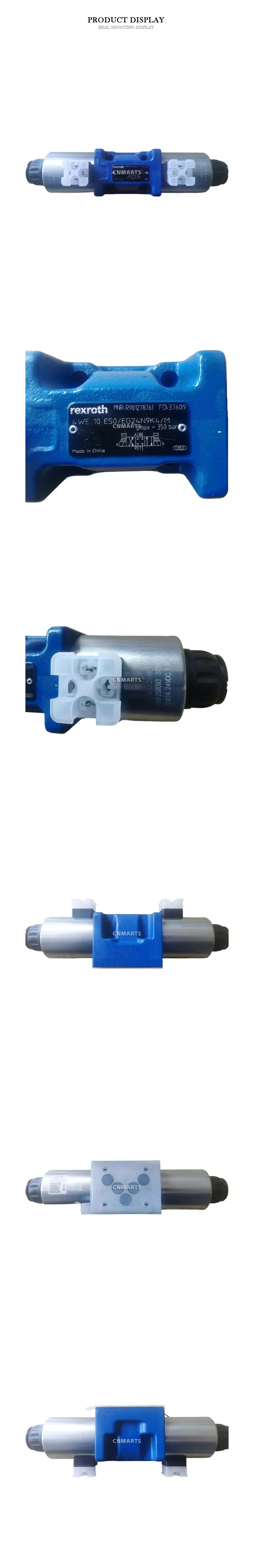 Rexroth 4WE 10 E50/EG24N9K4/M (MNR: R901278761) Hydraulic Solenoid Directional Control Valve Description