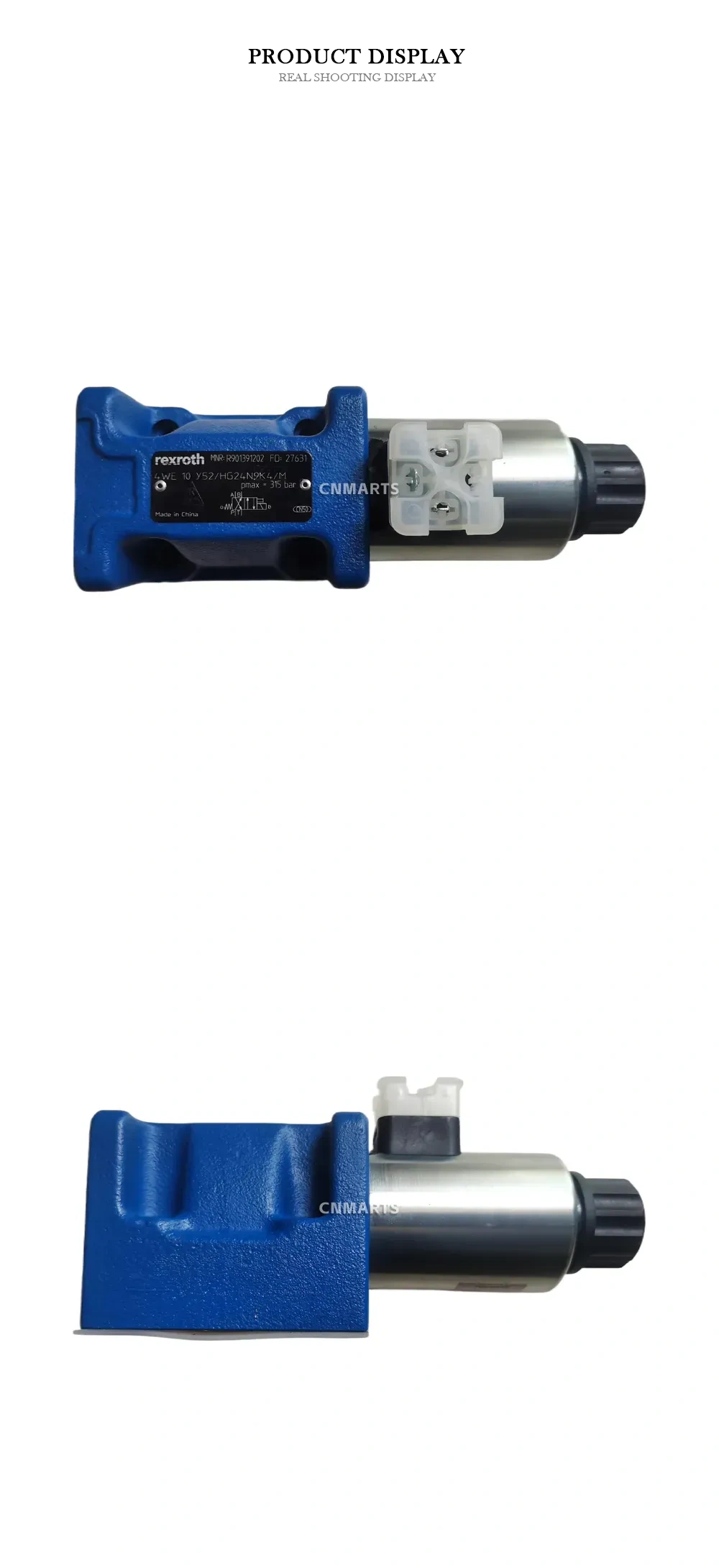 Rexroth 4WE 10 Y5X/HG24N9K4/M (MNR: R901391202) Hydraulic Solenoid Directional Valve Description