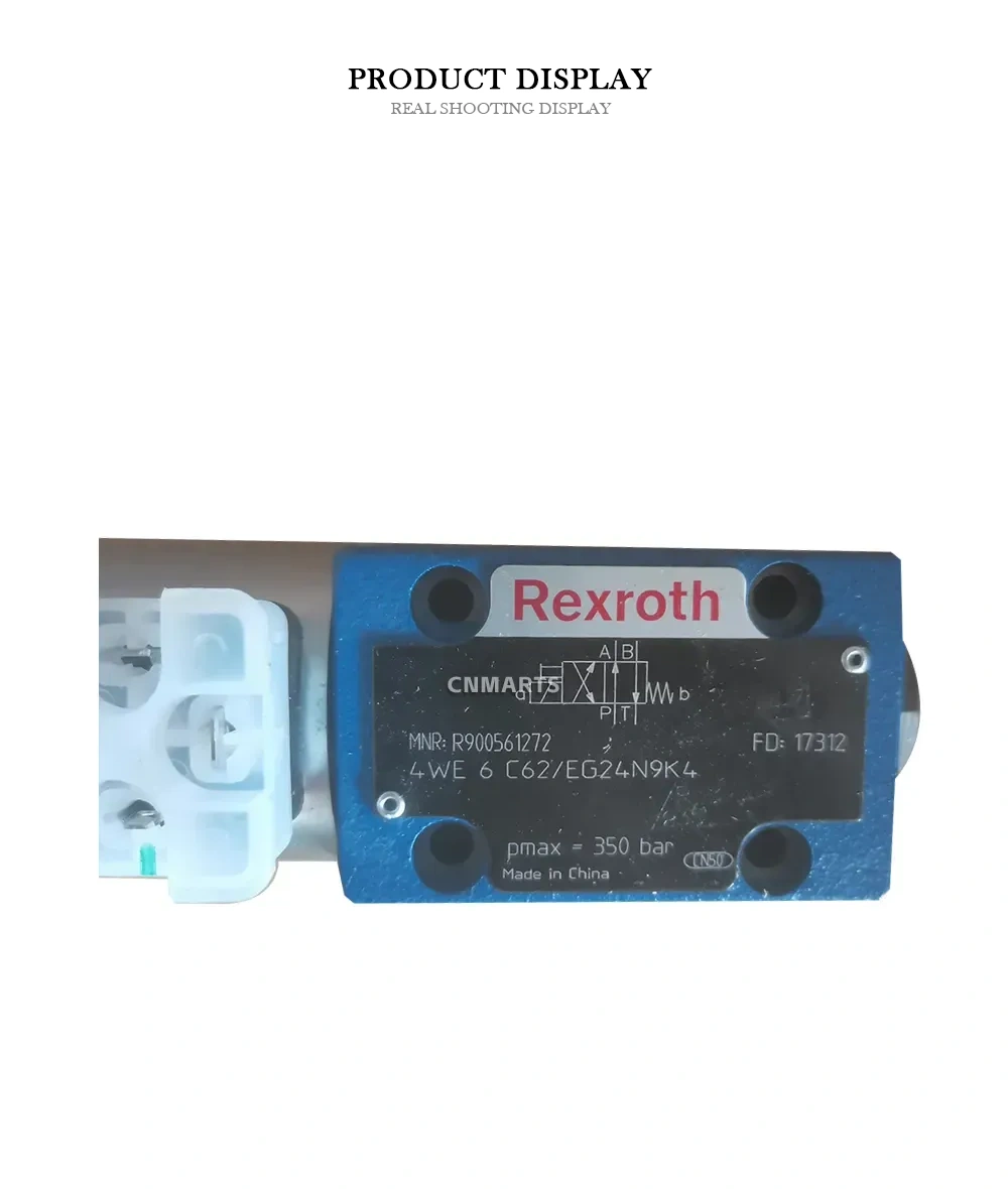 Rexroth 4WE 6 C62/EG24N9K4 Solenoid Operated Directional Control Valve Description