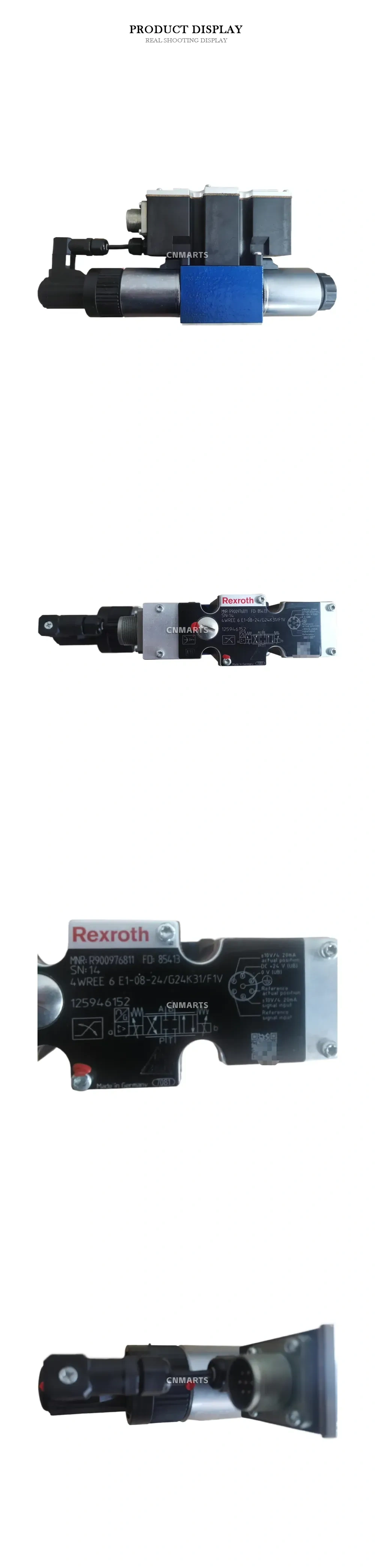 Rexroth 4WREE 6 E1-08-2X/G24K31/F1V (MNR: R900976811) Proportional Directional Valve Description