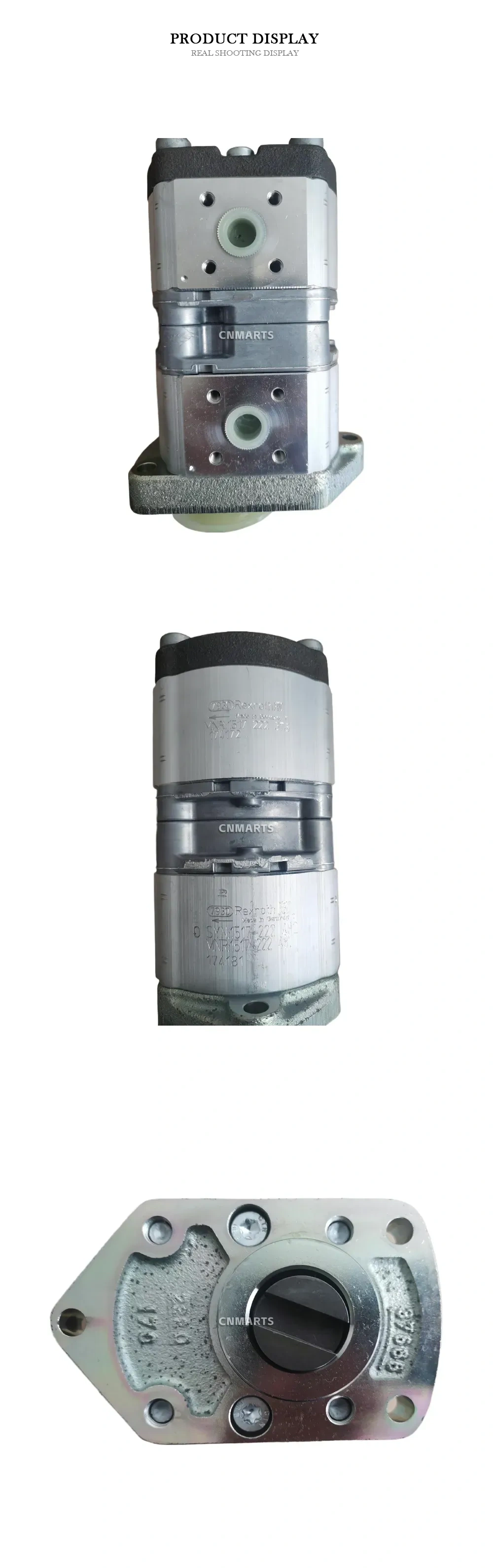 Rexroth AZPFF-11-005/005LNY2020MB (1517222482) Hydraulic Double (Tandem) External Gear Pump Description