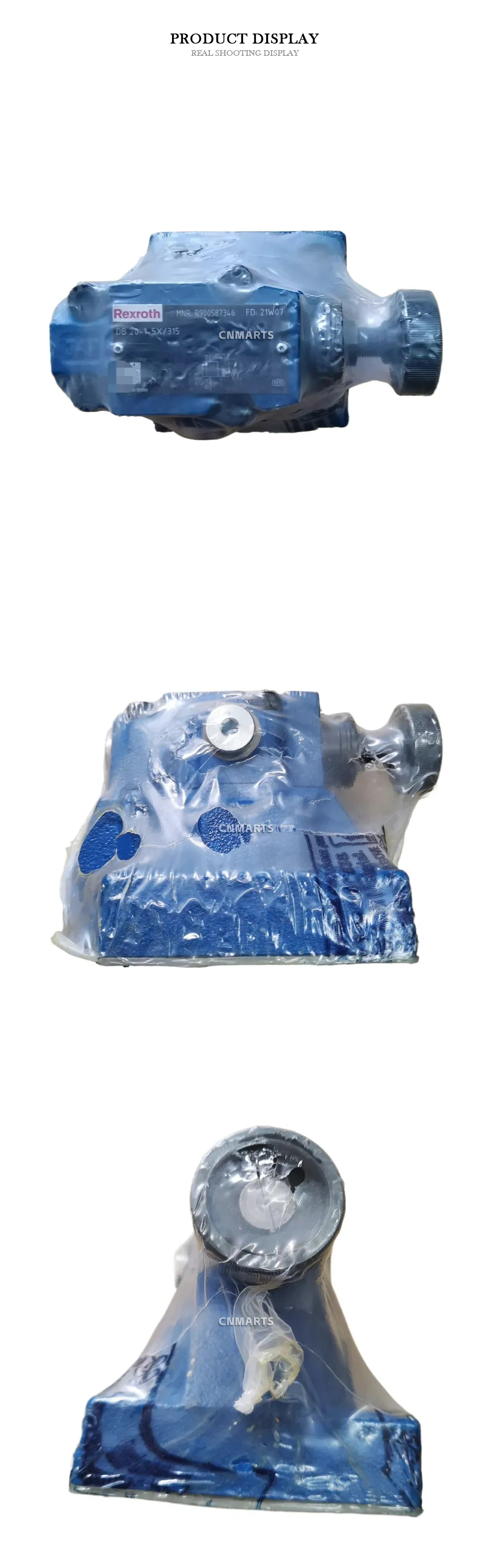 Rexroth DB 20-1-5X/315 Hydraulic Pressure Relief Valve Description