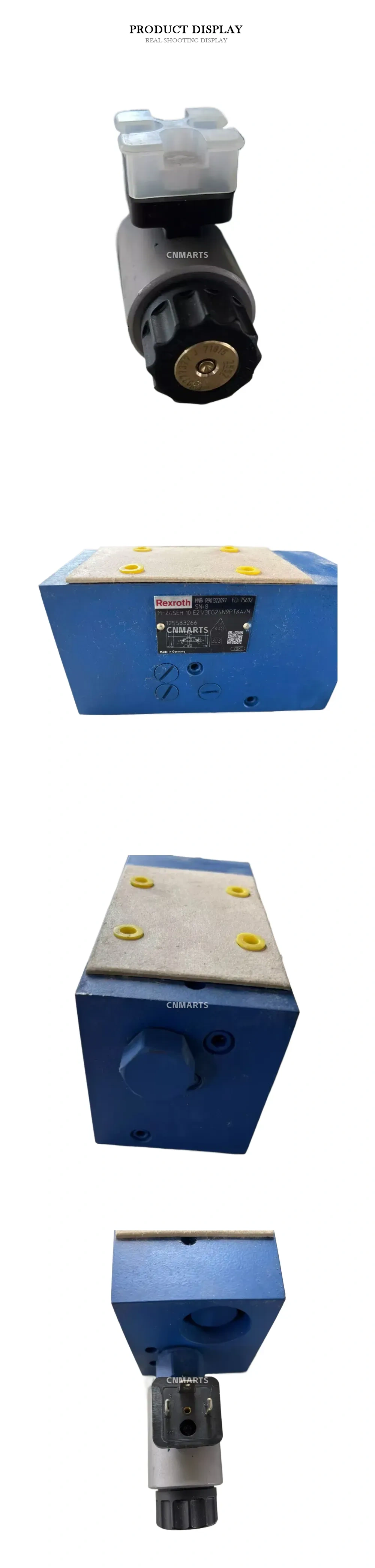 Rexroth M-Z4SEH 10 E21/3CG24N9PTK4/N Pilot-operated Solenoid Directional Control Valve Description