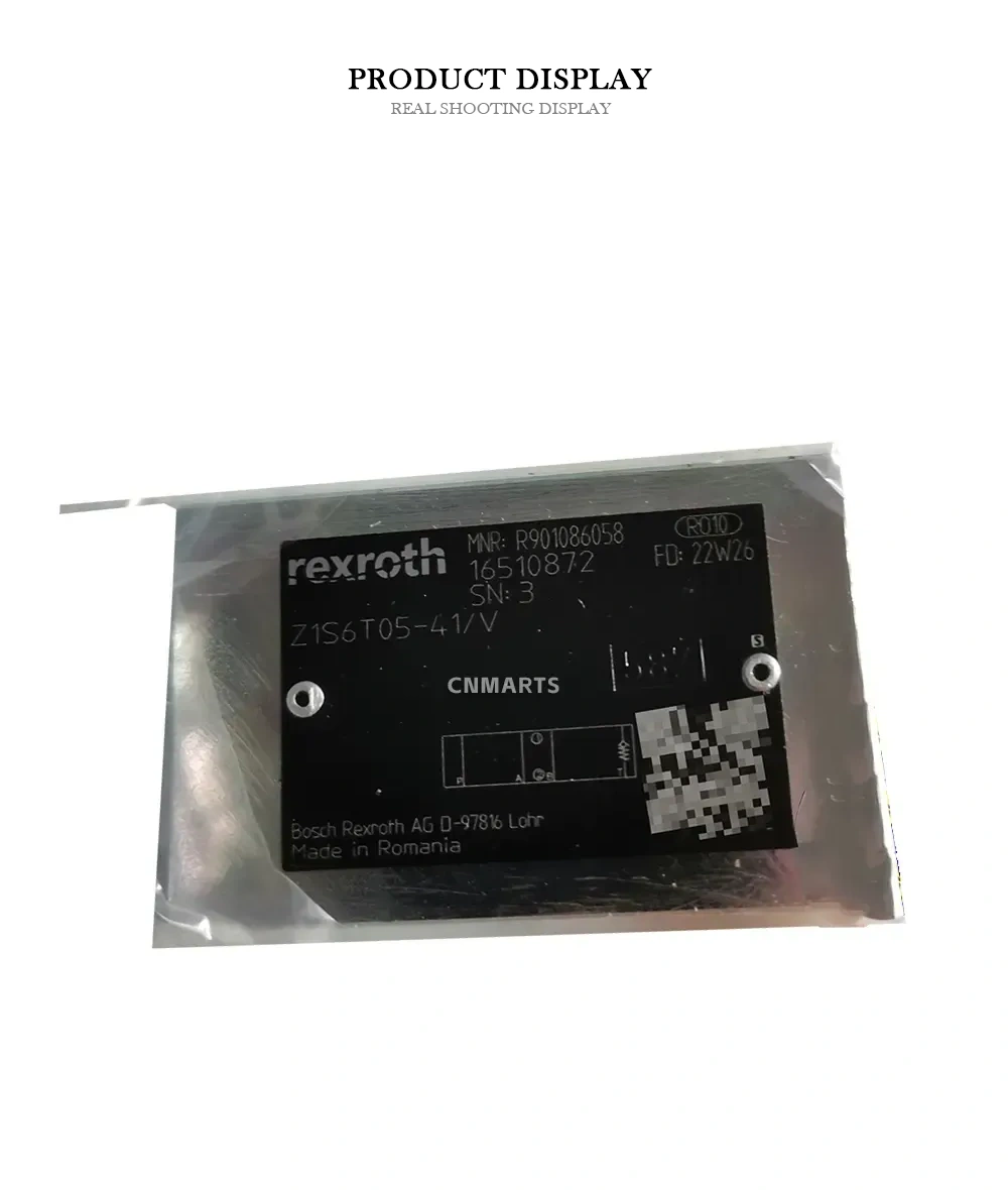 Rexroth Z1S6T05-41/V Hydraulic Pilot Operated Check Valve Description