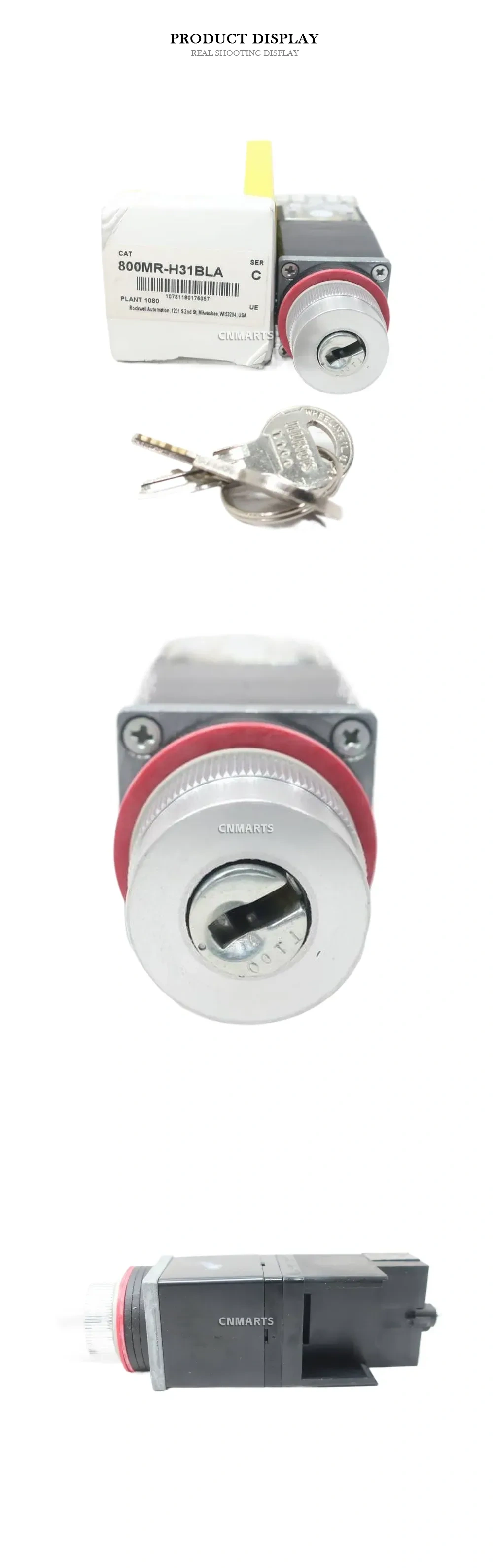 Rockwell Automation 800MR-H31BLA Key Operated Switch Description