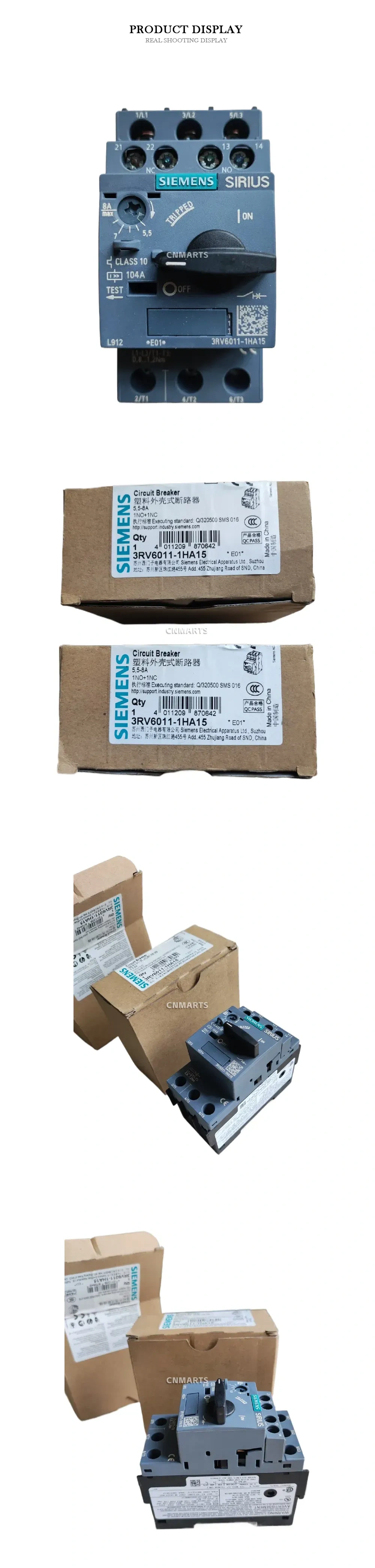 SIEMENS 3RV6011-1HA15 Motor Protection Circuit Breaker (Molded Case Circuit Breaker) Description