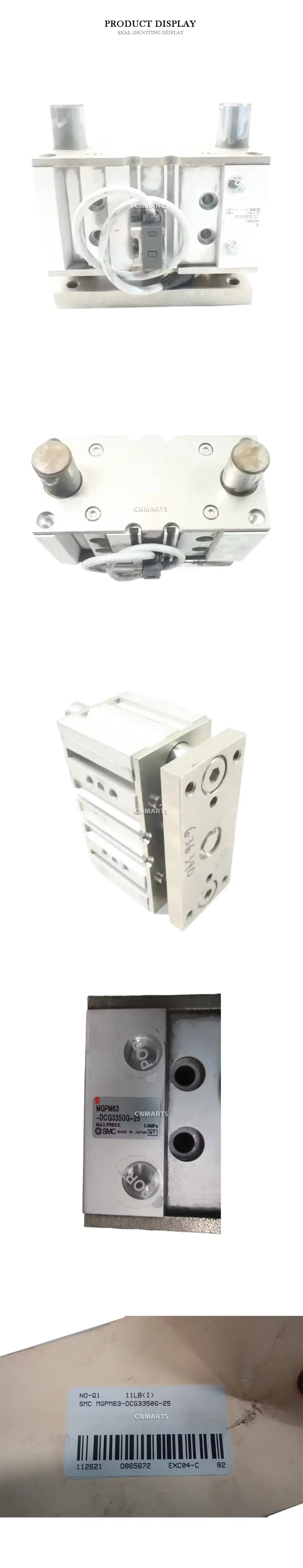 SMC MGPM63-DCG3350G-25 Compact Guide Cylinder Description