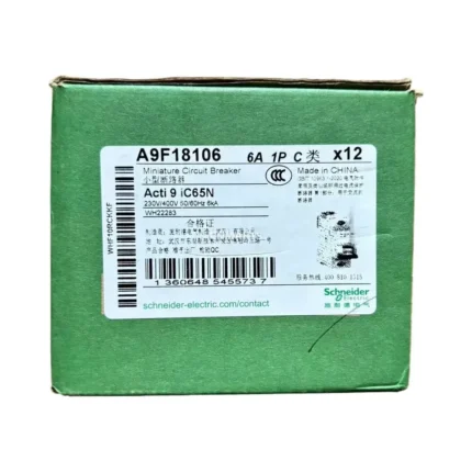 Schneider Electric A9F18106 (Acti 9 iC65N) Miniature Circuit Breaker