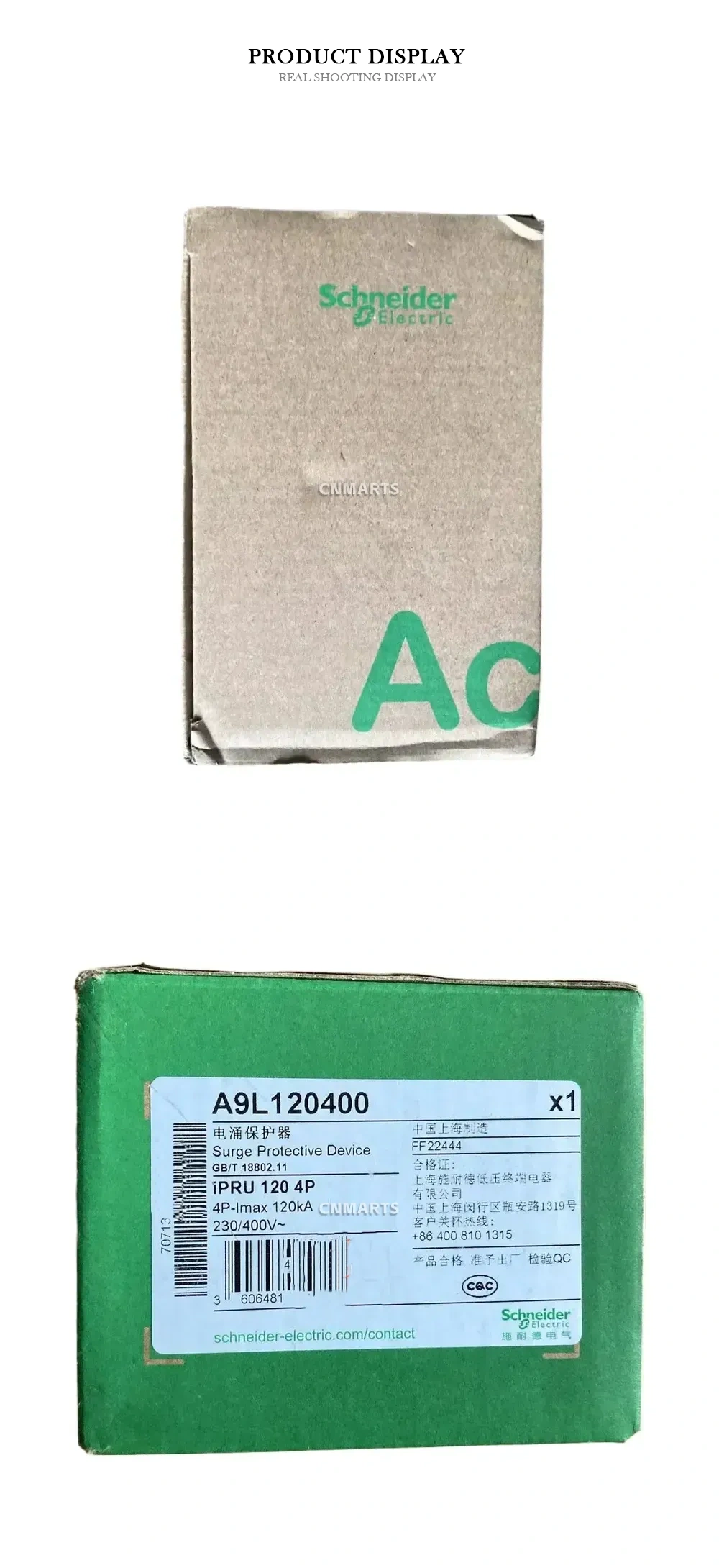Schneider Electric A9L120400 (iPRU 120 4P) Surge Protective Device Description