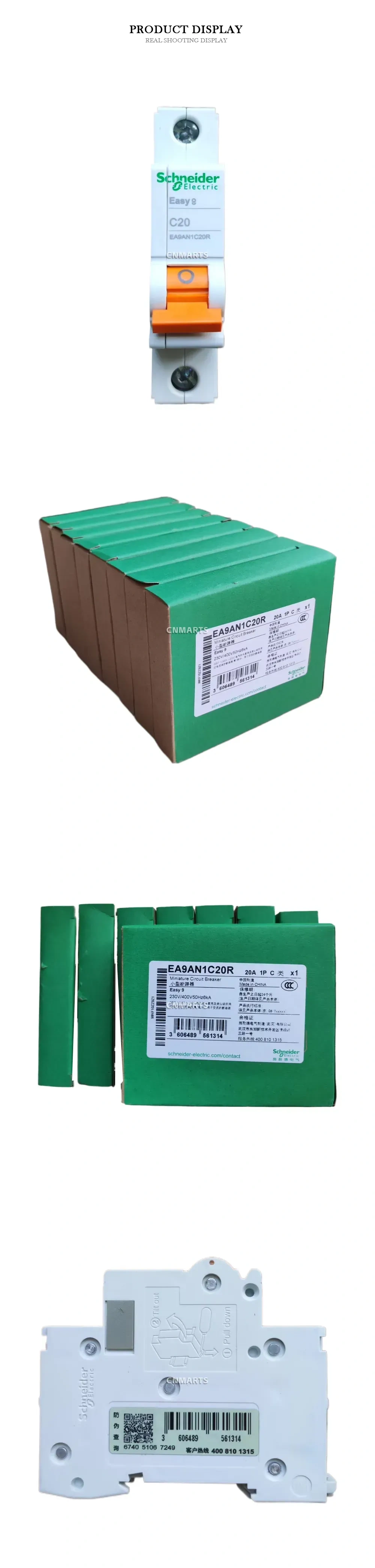 Schneider Electric EA9AN1C20R Miniature Circuit Breaker Description