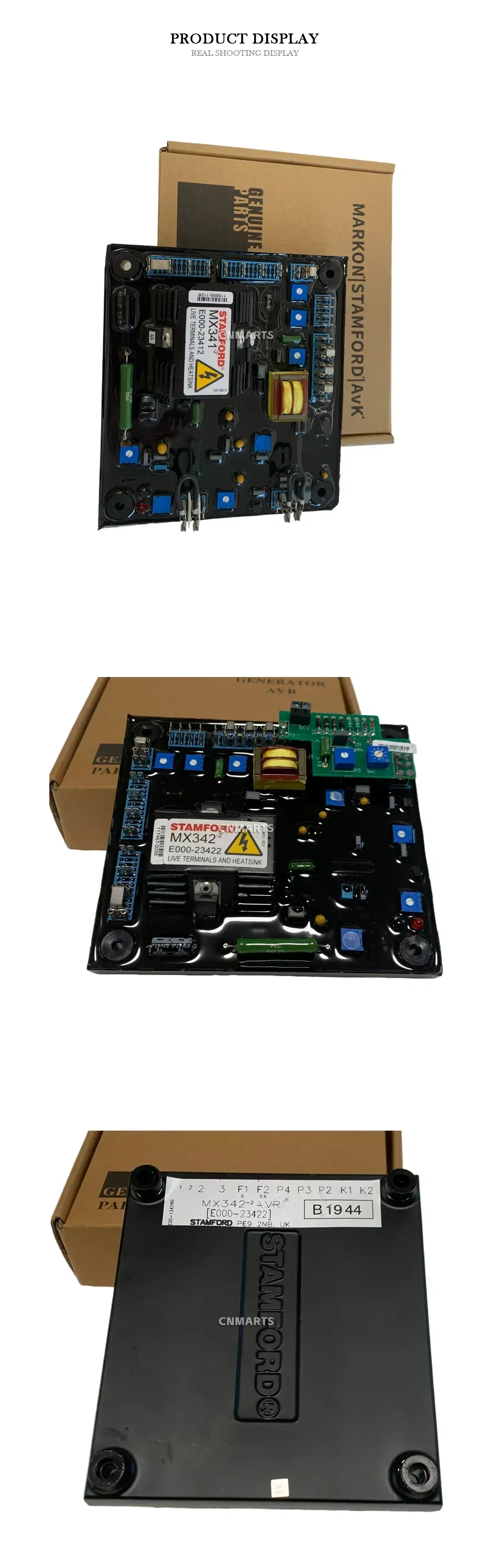 Stamford MX342 Automatic Voltage Regulator (AVR) Description