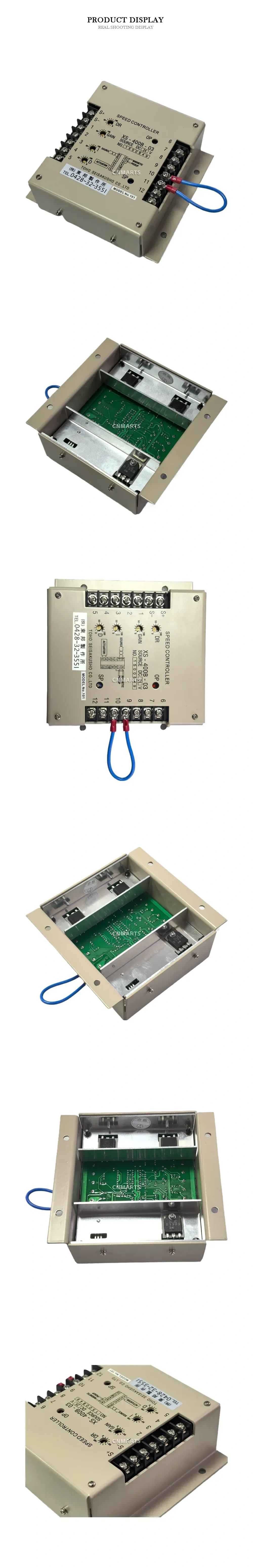 TOHO SEISAKUSHO XS-400B-03 Speed Controller Description