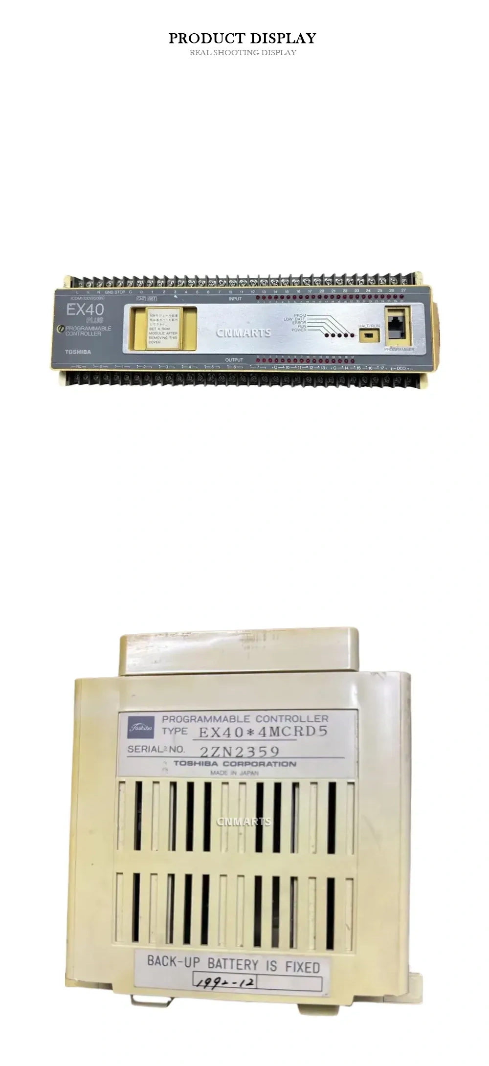 TOSHIBA EX40*4MCRD5 Programmable Controller (PLC) Description