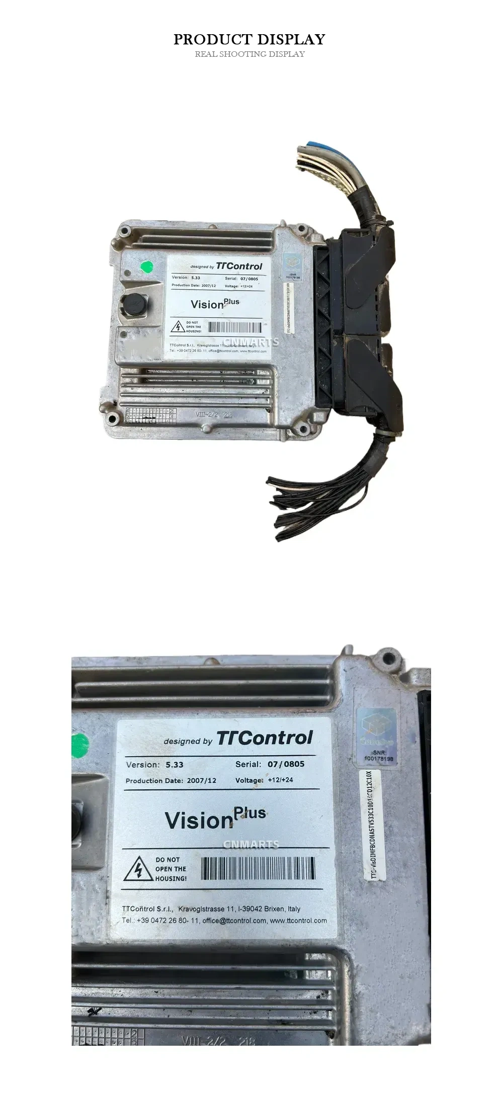 TTControl Vision Plus Electronic Control Unit Description