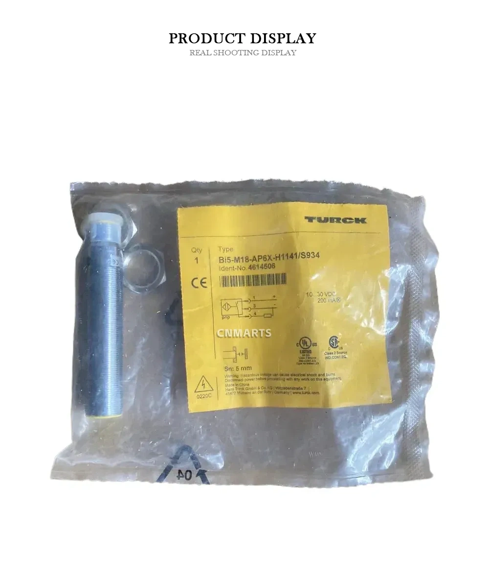 TURCK BI5-M18-AP6X-H1141/S934 Inductive Proximity Sensor Description