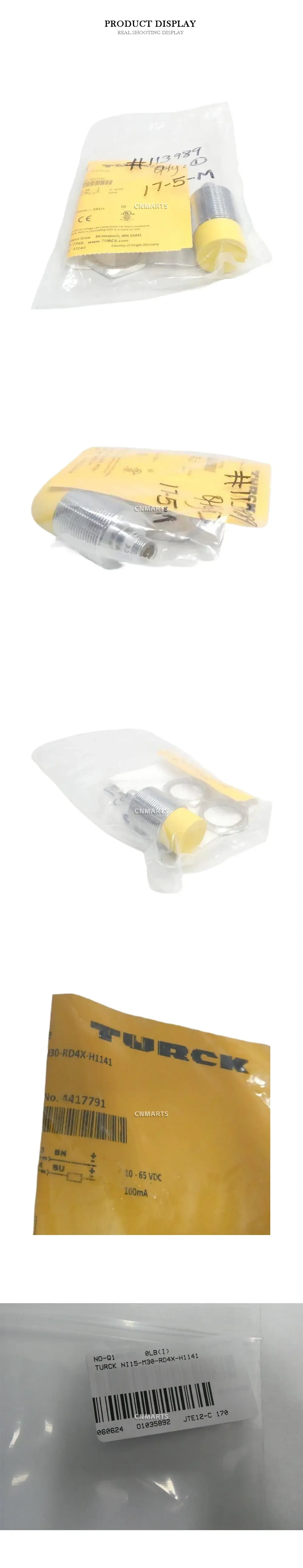 TURCK NI15-M30-RD4X-H1141 Inductive Proximity Sensor Description