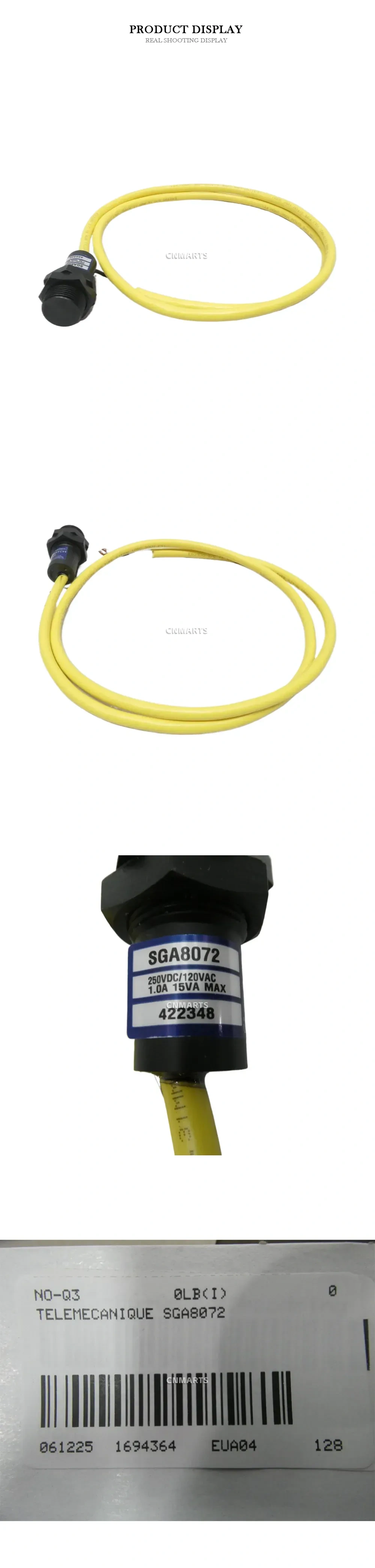 Telemecanique SGA8072 Inductive Proximity Sensor Description
