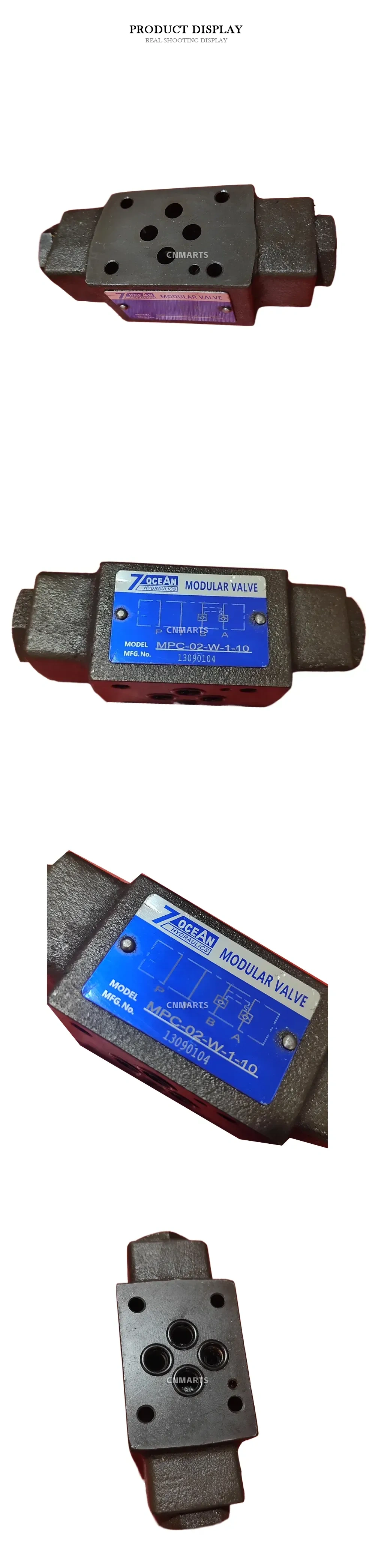 7 Ocean MPC-02-W-1-10 Hydraulic Modular Valve (Pilot Operated Check Valve) Description