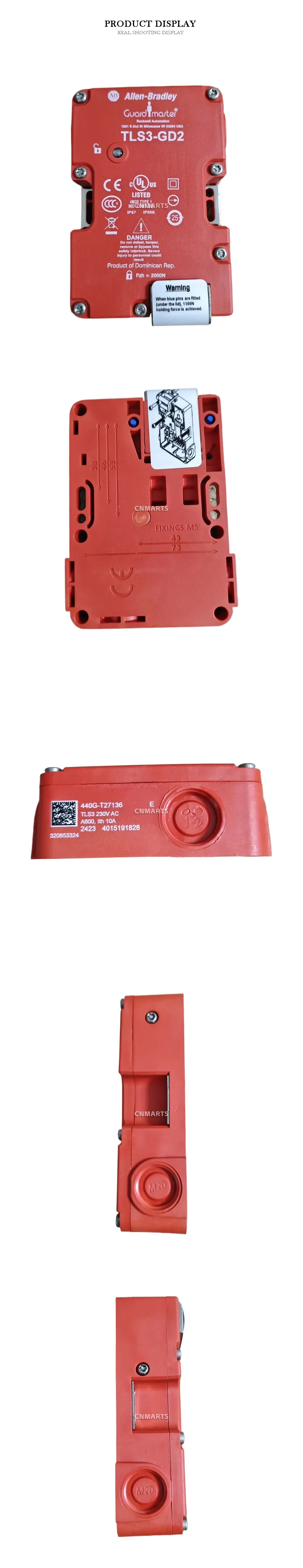 Allen-Bradley TLS3-GD2 / 440G-T27136 Guard Locking Safety Interlock Switch Description