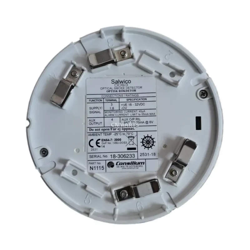 Consilium DOS3 (Part No. N1115) Optical Smoke Detector
