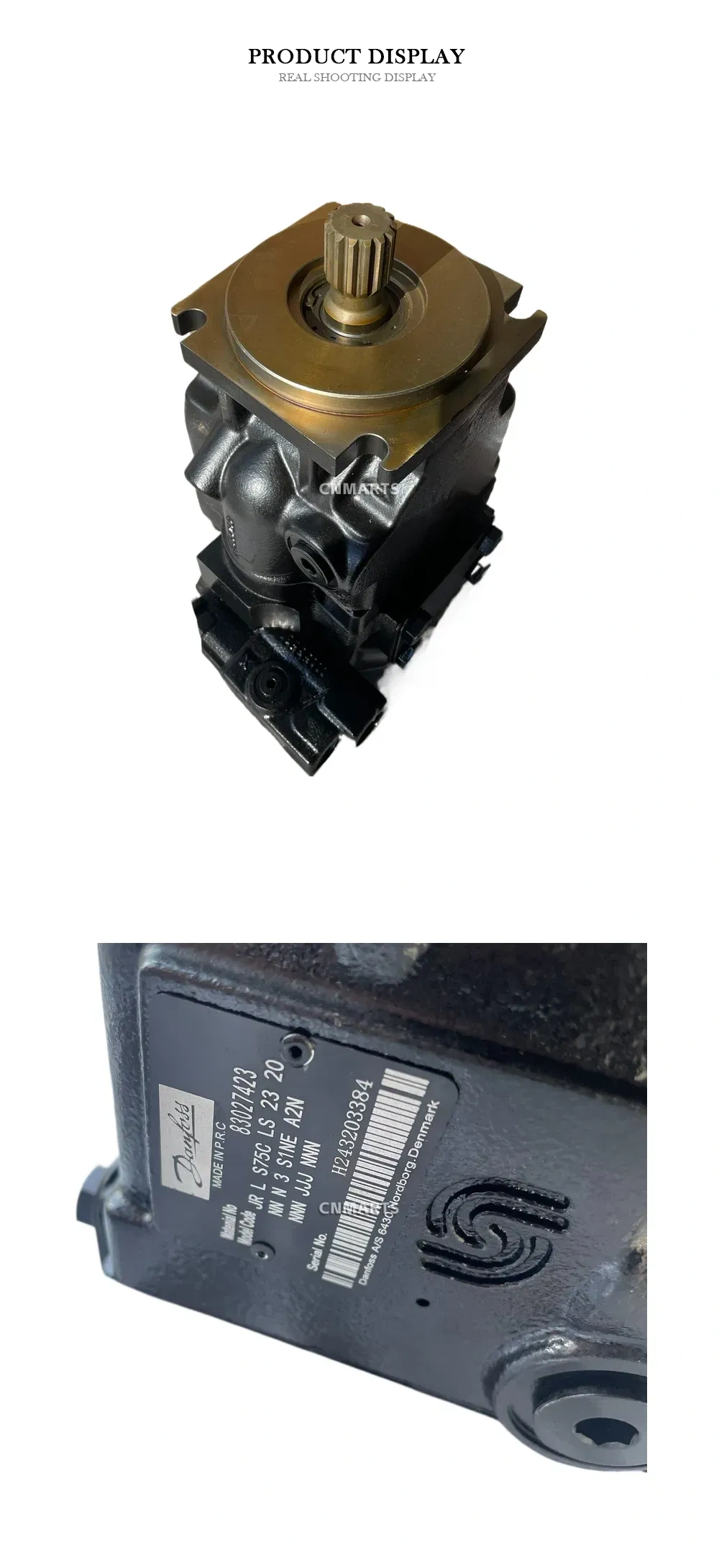 Danfoss JRL S75C LS 23 20 NN N 3 S1NE A2N NNN JJJ NNN Hydraulic Axial Piston Pump Description