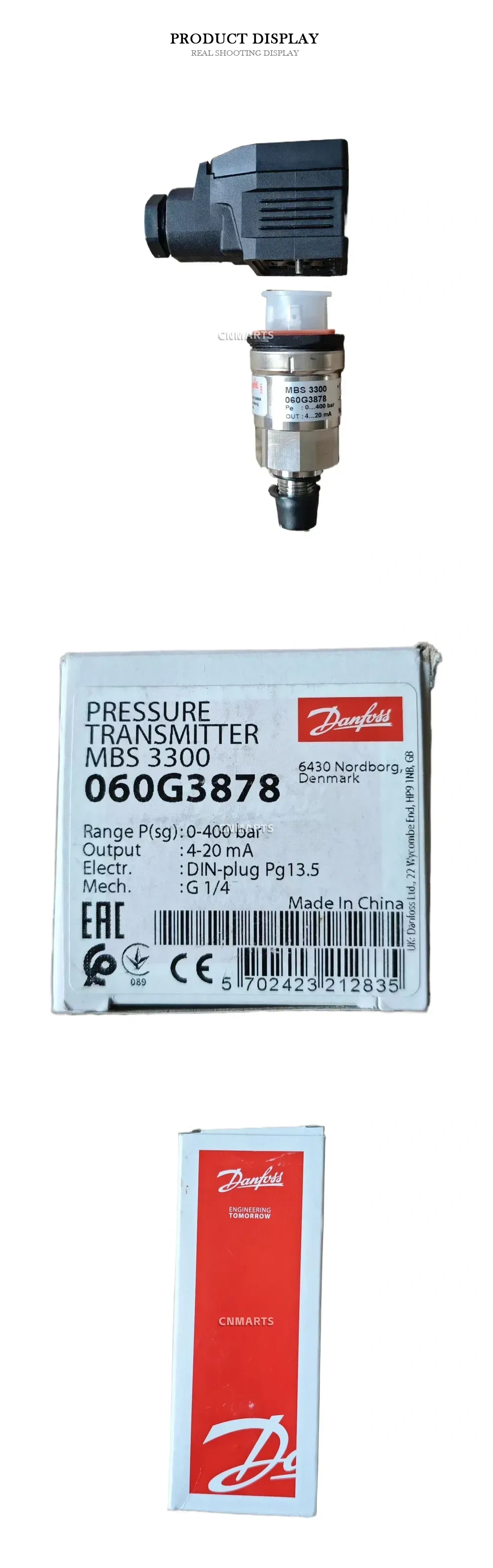 Danfoss MBS 3300 060G3878 Pressure Transmitter Description