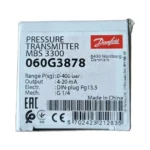 Danfoss MBS 3300 060G3878 Pressure Transmitter