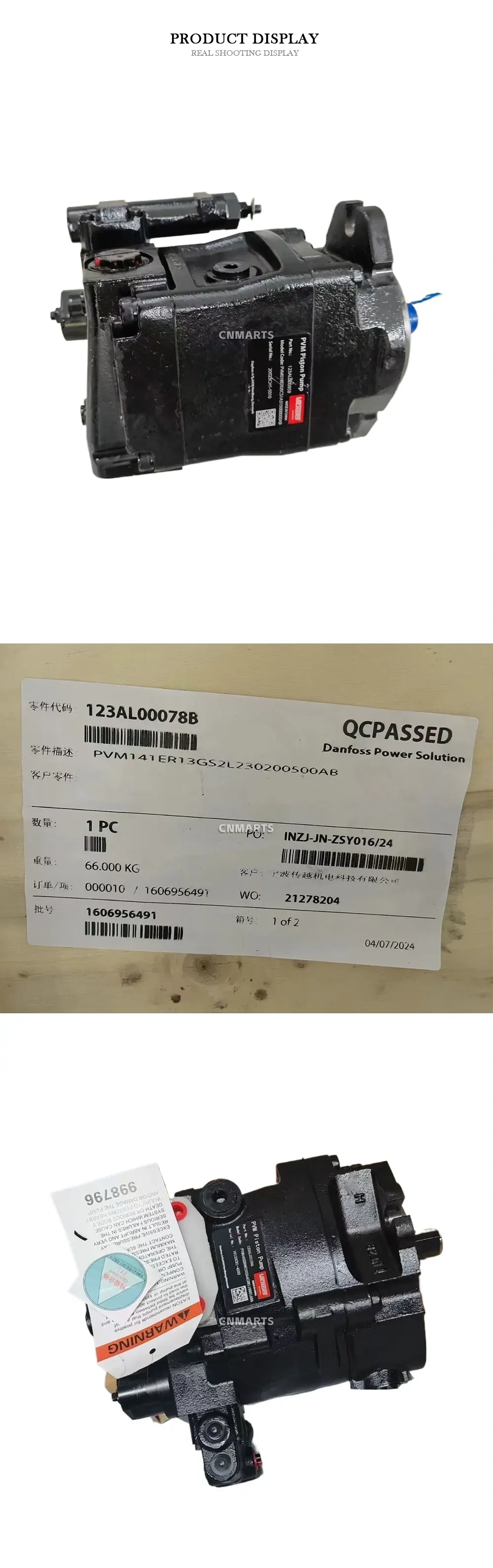 Danfoss (Vickers) PVM141ER13GS2L230200500AB Hydraulic Axial Piston Pump Description