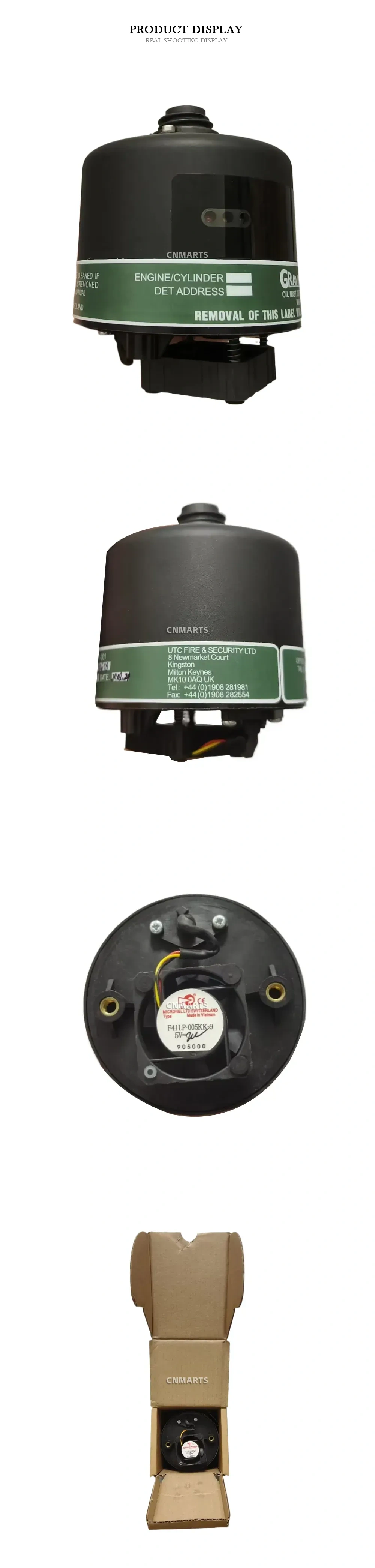 Graviner MK6 Oil Mist Detector Head (Oil Mist Probe) Description