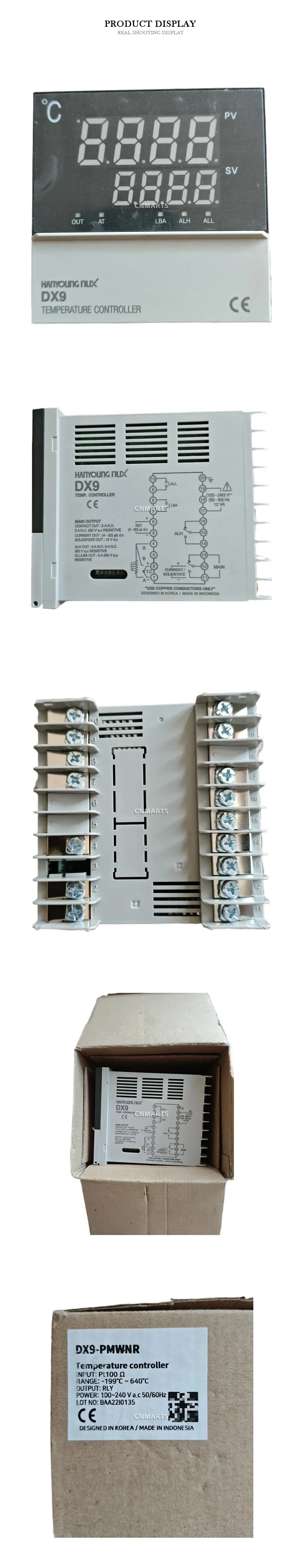 Hanyoung Nux DX9-PMWNR Temperature Controller Description