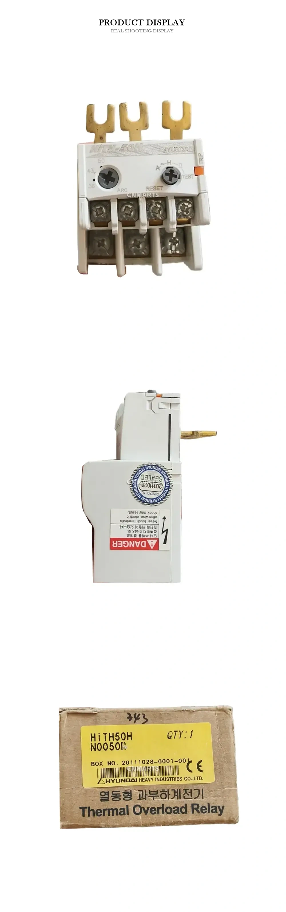 Hyundai HiTH50H (N0050R) Thermal Overload Relay Description