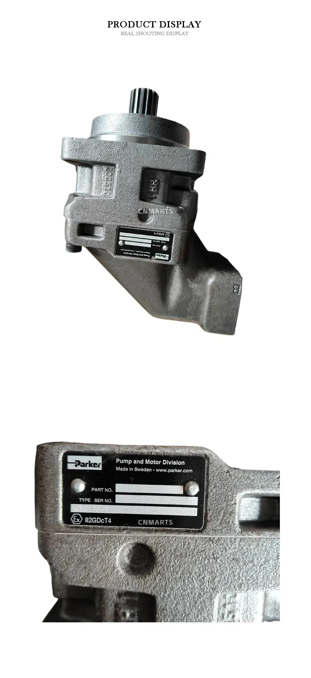 Parker F12-060 Hydraulic Piston Motor Description