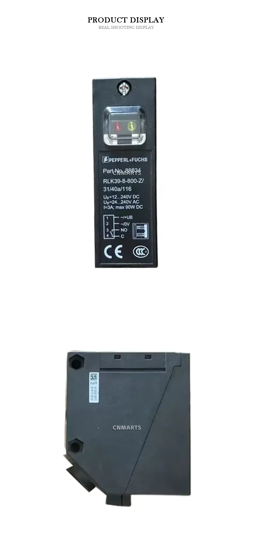 Pepperl+Fuchs RLK39-8-800-Z/31/40a/116 Retro-reflective Photoelectric Sensor Description