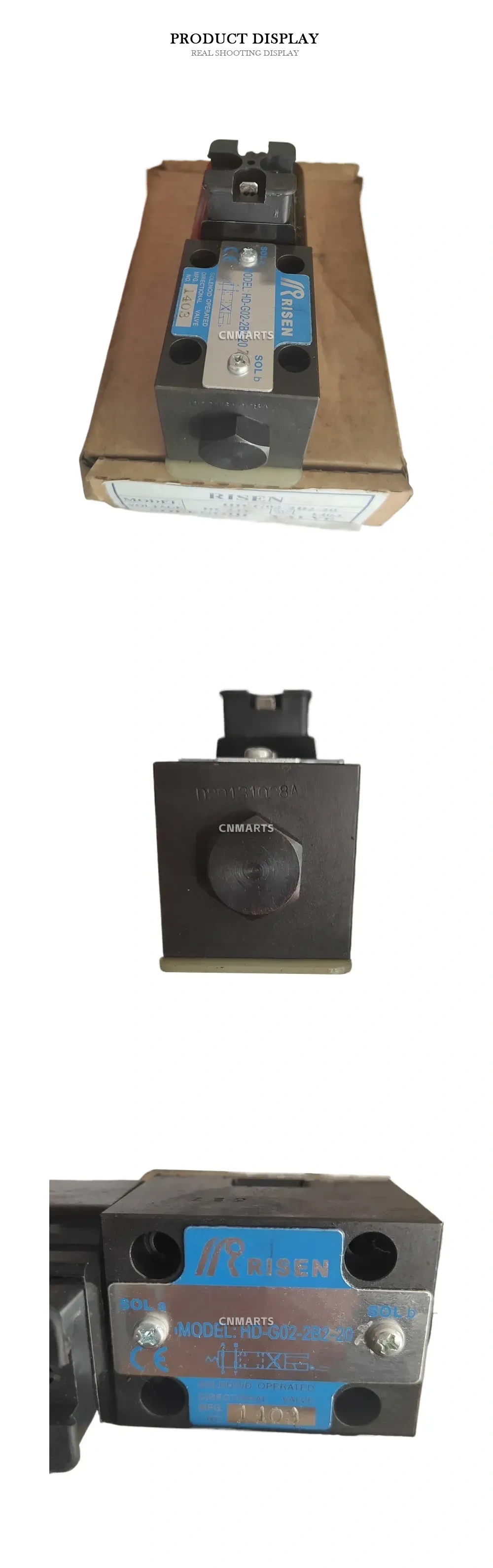 RISEN HD-G02-2B2-20 Solenoid Operated Directional Valve Description
