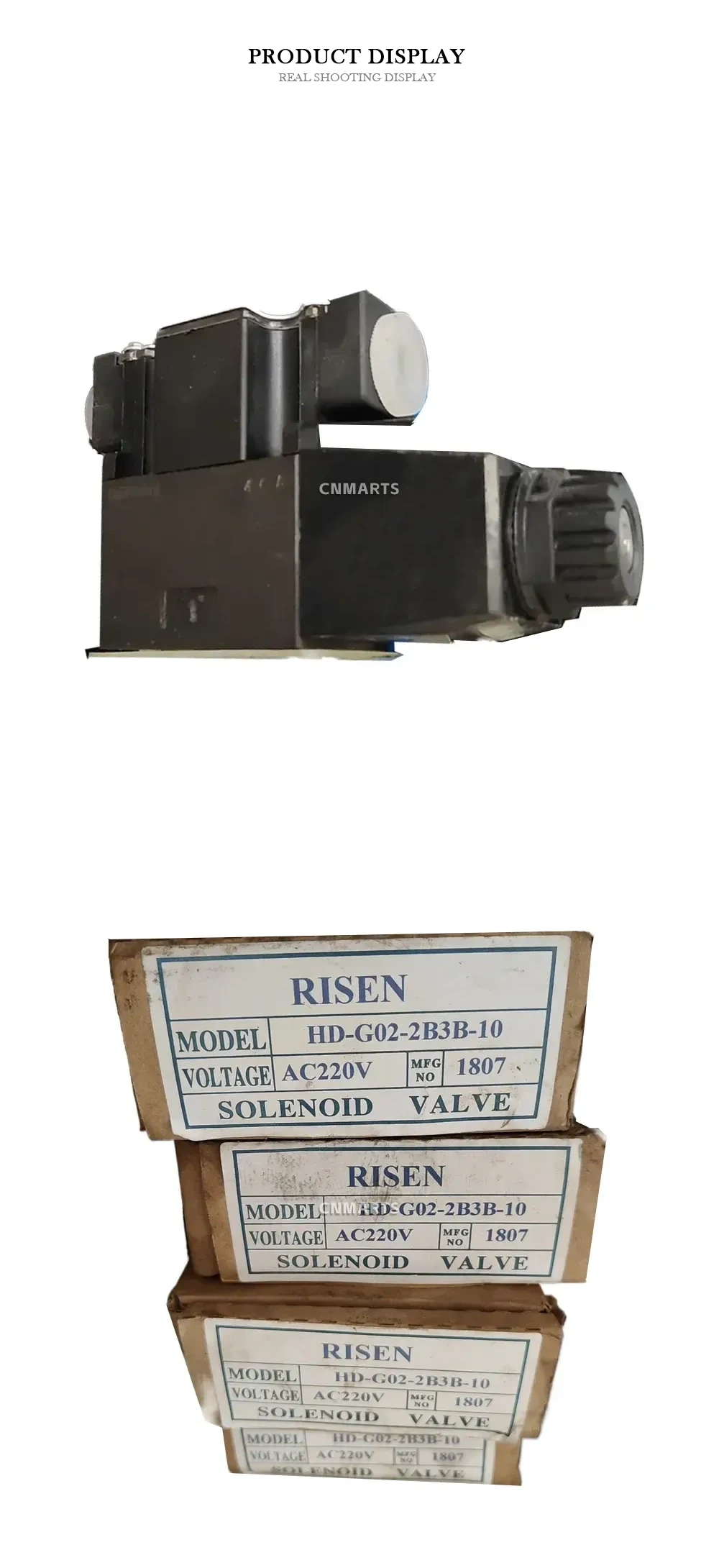 RISEN HD-G02-2B3B-10 Hydraulic Solenoid Directional Valve Description