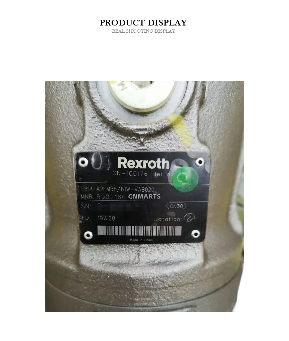 Rexroth A2FM56/61W-VAB020 Hydraulic Motor Description