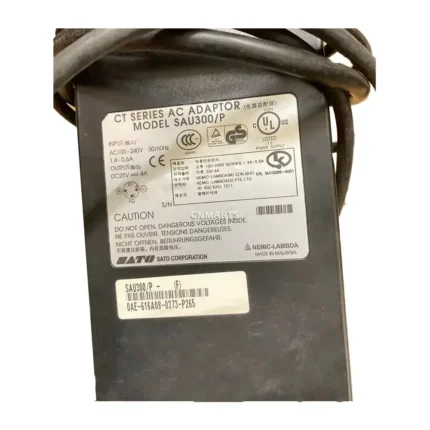 SATO SAU300/P AC Adapter (Switching Power Supply)