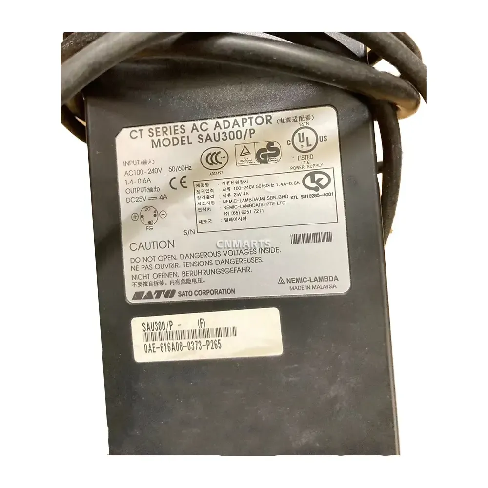 SATO SAU300-P AC Adapter (Switching Power Supply)-img1 SATO SAU300/P AC Adapter (Switching Power Supply)