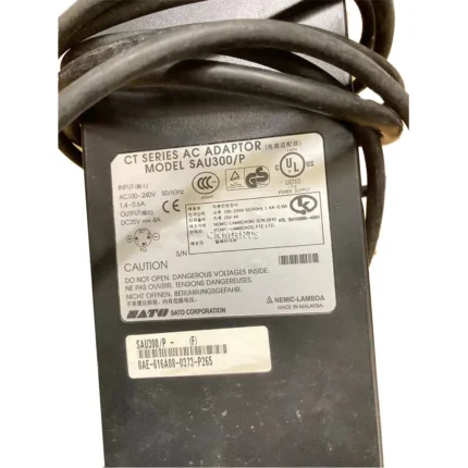 SATO SAU300/P AC Adapter (Switching Power Supply)