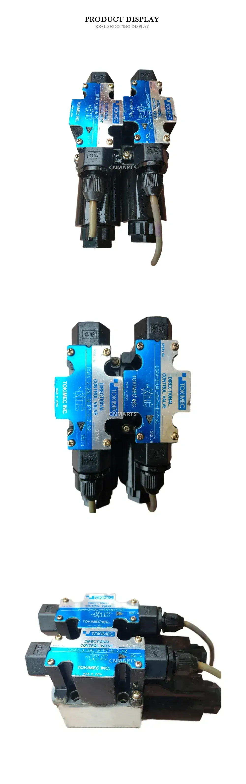TOKIMEC DG4V-3-2AL-M-P7-H-7-52 Solenoid Operated Directional Control Valve (Hydraulic Directional Valve) Description