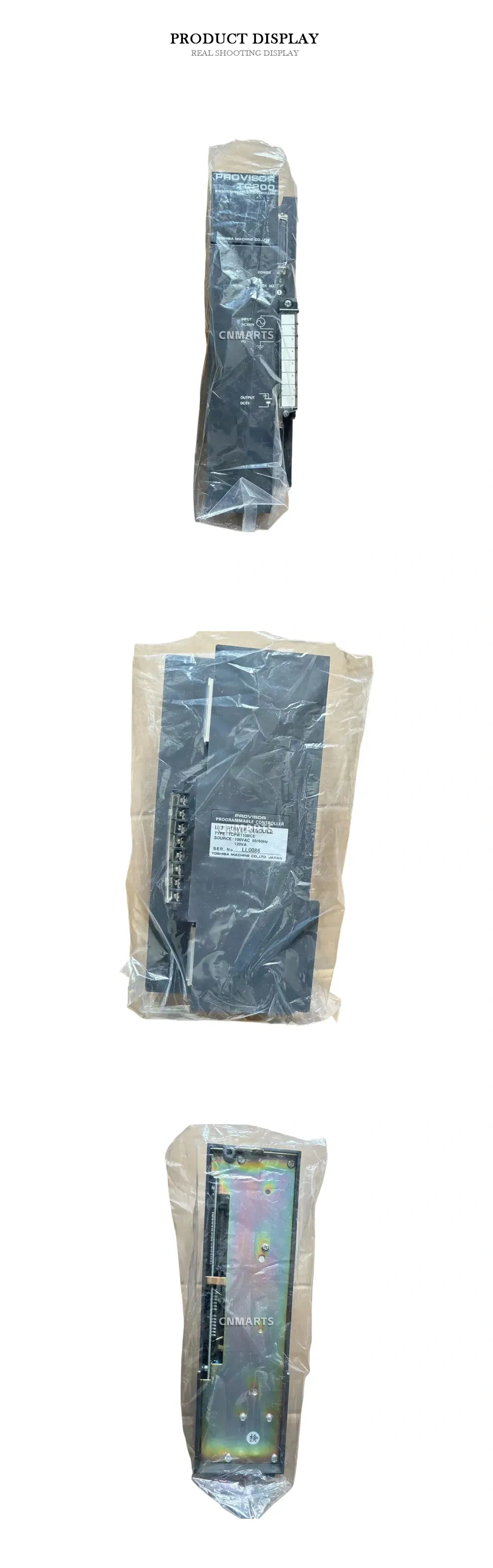 Toshiba TCPW110BCE PLC I/O Power Module Description