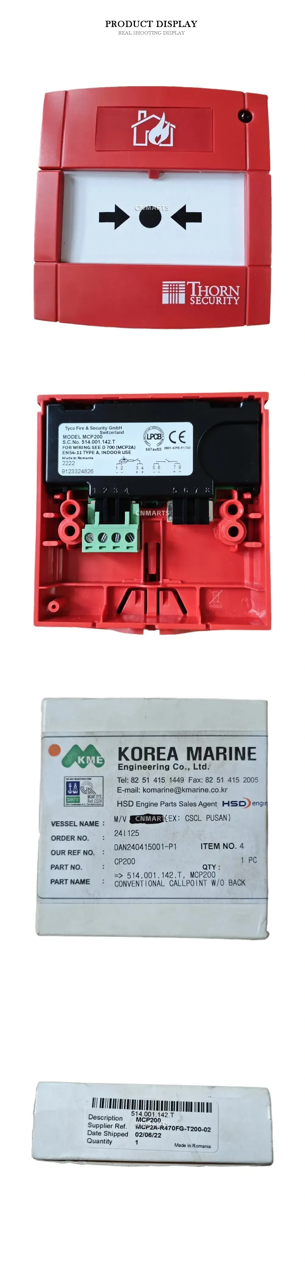 Tyco MCP200 Conventional Manual Call Point (Fire Alarm) Description